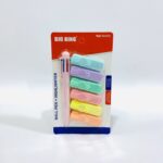 طقم اقلام اظهار فسفوري مع قلم 6 الوان