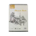 كراسة رسم سكتش بوك 160 جرام 35 ورقة A4