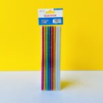 لصقة مسدس حراري سيليكون رقيق لماعه ملونة