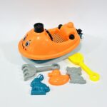 مجموعة العاب بحر شكل سفينة مع العاب تشكيل الرمل