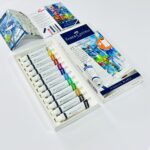 الوان اكريليك من Faber-Castell الأصلية 12 لون  عبوة 20 مل