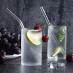 طوبوات زجاج مع فرشاة تنظيف عدد 4 طوبو