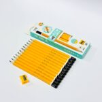 اقلام رصاص جامبو غليظة HB سميكة مع براية عبوة 12 قلم