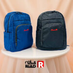 حقيبة ممتازة  مناسبة للـ صف اول 2 جيب وللكبار لحمل اللابتوب سوستة درجة أولى فنون