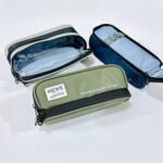 مقلمة ادوات فاخرة دورين من NEWS مع يد حاملة 2 جيوب