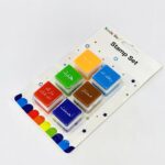 طقم اختام تقدير للمعلمات 6 اختام ، ختم طبيعه معلمة تشجيعي أحسنت ممتاز بارك الله فيك