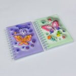 دفتر ملاحظات فراشة اسفنجي حجم متوسط