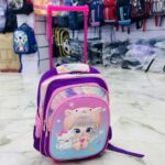 حقيبة عجلات روضة بنوتة كيوت 3 جيوب جر