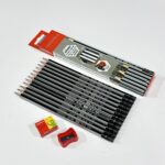 اقلام رصاص داكنة HB2 أصلية مع براية من NATARJ  الهندية