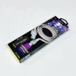 خيط شحن شفاف تايب سي عريض  سريع 3 أمبير