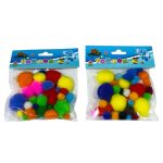 كرات صوف ملونة للأشغال والاعمال الفنية احجام مختلفة