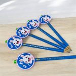 قلم رصاص تشجيعي بعبارة مبدعه رسمة أرنوبة كيوت للبنات