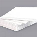 لوح فوم بورد ابيض سمك 10 مللي 1 سم مقاس متر * 70 سم للأشغال الفنية وصنع المجسمات