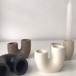 قالب حامل شموع شكل حرف WFHM77 U