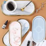 قالب بيضاوي سيليكون لصناعة ديكور المنزل بالجبس WFHM77