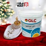 طلاء داي ستون ناصع البياض مقاوم الاصفرار 1 كيلو لطلاء الجبس والكونكريت