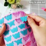 قالب سيلكون بشكل فراشات متعدد الاستخدمات بيه 72 تجويف WFHM77