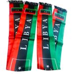 شال علم ليبيا خامة درجة اولى بكتابة Libya عليه