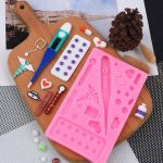 قالب سيليكون لوحة لوحة ادوات طبية متعدد الاستعمالات لزينة MA93