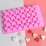 قالب سيليكون شكل قلب صغير و كبير 28 كبير ، 28 صغير لصنع الحلويات و بخور مستكه MA93