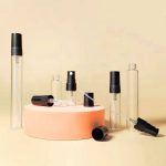 عبوة زجاجية تقسيم العطور الأصلية بخاخ رأس أسود 3 / 5 / 10 مل