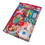 طقم لعبة دكتورة تعليمية بناتية مع نظارة وكمامة