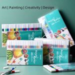 اقلام اكريليك للرسم والتلوين واعمال الفن والحرف اليدوية12 لون  WFHM77