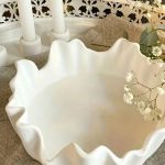 قالب سيلكون كبير غير متماثل القطع لديكور الجبس WFHM77