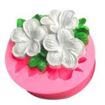 قالب سيلكون زهرة البلوميريا متعدد الاستخدام WFHM77