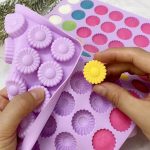 قالب سيلكون زهرة الاقحوان صغيرة ب 70 تجويف WFHM77