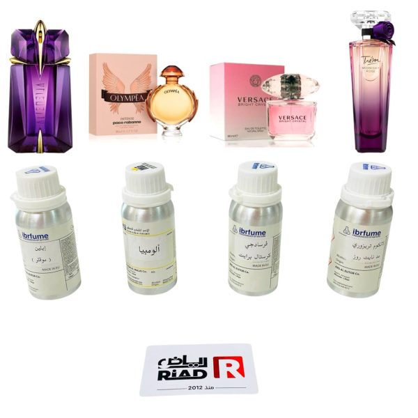 عطر زيتي نسائي لصنع العطور ومواد العناية والكريمات ،أوروبية حجم 100 جرام