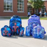 حقيبة مدرسية 3 قطع مناسبة للصف من ثاني الى خامس ، سبايدر مان ، ايلسا