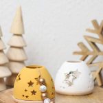 3 قطع قالب سيلكون حامل شمع بنقش نجمة ⭐️ WFHM77