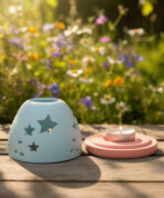 ⁦3 قطع قالب سيلكون حامل شمع بنقش نجمة ⭐️ WFHM77⁩ - الصورة ⁦2⁩