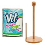 حاملة منديل مطبخ رول خشبية - تنظيم المطبخ وديكور المنزل