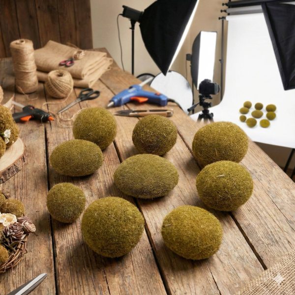 مجموعة كرات البحر الطبيعية 10 قطع لصنع الديكور والأشغال اليدوية مناسبة لطلبة التصميم الداخلي والفنون