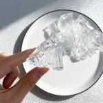 شمع هلامي (جل) شفاف 1000 جرام شكل كرستالي لصنع الشمع الديكور WFHM77