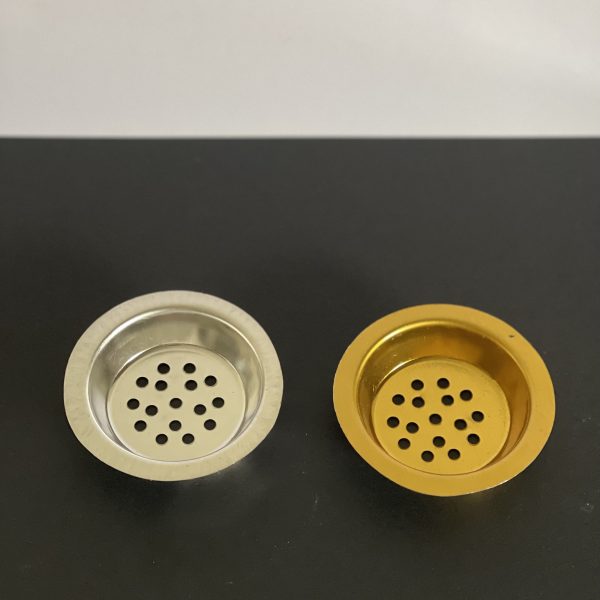 صفاي مبخرة مقاس 5.5 فضي وذهبي