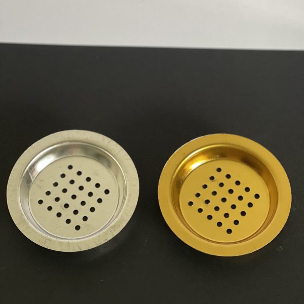 صفاي مبخرة مقاس 7.5 ذهبي وفضي