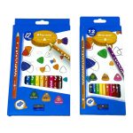 الوان خشبية داكنة 12 لون - الحجم العادي - جامبو من pensile