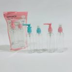 طقم 2 عبوات بخاخ + لوشن كريم شامبو - 100 مل - لون أزرق & وردي - Image 5