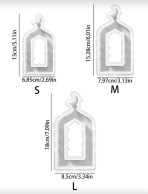 ⁦3 قطع قوالب سيلكون ديكور رمضان WFHM77⁩ - الصورة ⁦4⁩