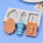 قالب سيلكون تجويف فانوس وعبارة لديكور رمضان 🌙 WFHM77