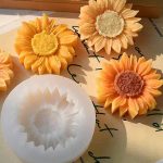 قالب سيلكون زهرة عباد الشمش WFHM77