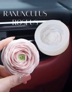 قالب سيلكون زهرة الرانونكيولوس لصناعة الشموع WFHM77