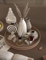 قالب سيلكون دائري مقاس 27سم بنقش خرز فقعات صغيرات WFHM77