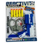 لعبة مسدس الأسهم اللاصقة فوم مع كلابشة MOAF03