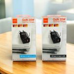 شاحن أصلي MOXOM كامل سريع 2 مداخل ايفون - تايب سي عريض