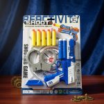 لعبة مسدس الأسهم اللاصقة فوم مع كلابشة MOAF03