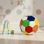 لعبة كورة صوف اسفنج للمواليد والأطفال MOAF03